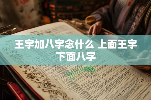王字加八字念什么 上面王字下面八字