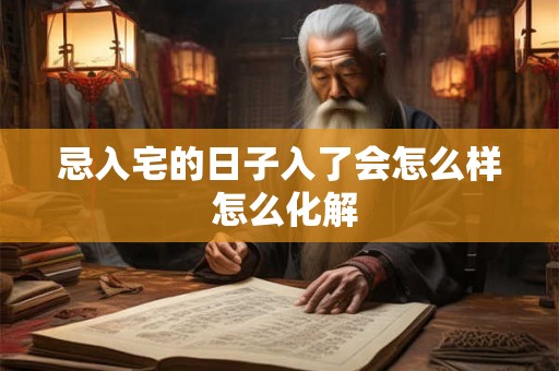 忌入宅的日子入了会怎么样 怎么化解