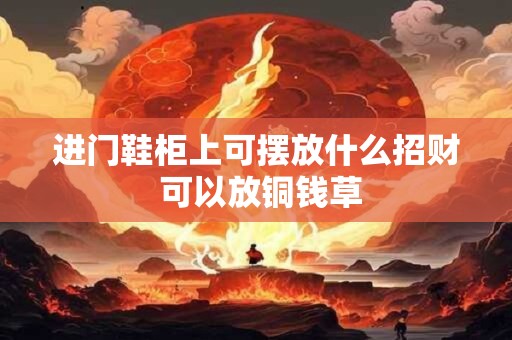 进门鞋柜上可摆放什么招财 可以放铜钱草