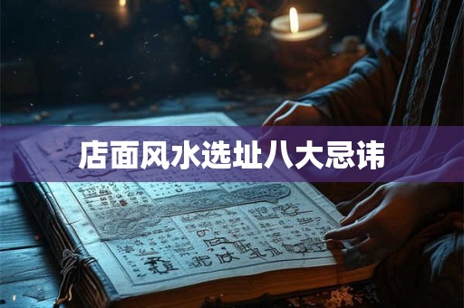 店面风水选址八大忌讳