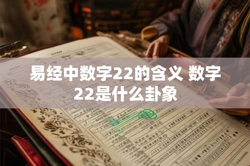 易经中数字22的含义 数字22是什么卦象