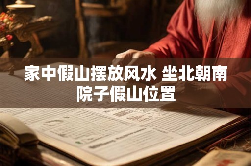 家中假山摆放风水 坐北朝南院子假山位置
