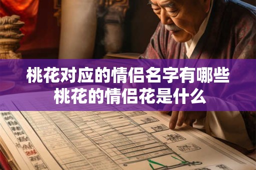 桃花对应的情侣名字有哪些 桃花的情侣花是什么