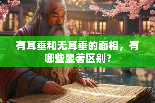 有耳垂和无耳垂的面相，有哪些显著区别？