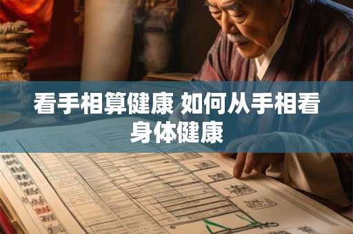 看手相算健康 如何从手相看身体健康