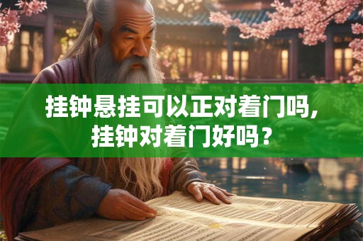 挂钟悬挂可以正对着门吗,挂钟对着门好吗？