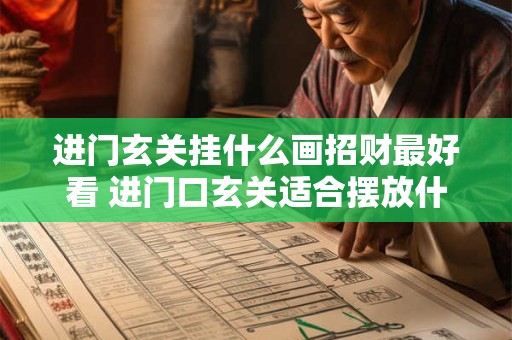 进门玄关挂什么画招财最好看 进门口玄关适合摆放什么