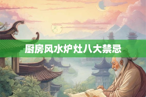 厨房风水炉灶八大禁忌