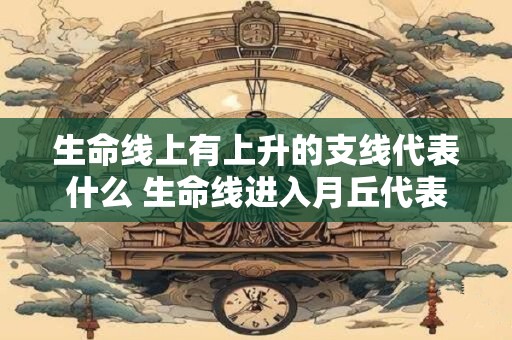 生命线上有上升的支线代表什么 生命线进入月丘代表什么