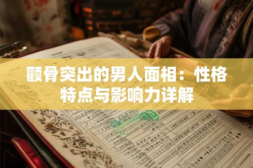 颧骨突出的男人面相：性格特点与影响力详解