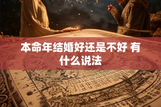 本命年结婚好还是不好 有什么说法