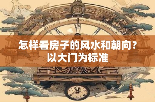 怎样看房子的风水和朝向？以大门为标准
