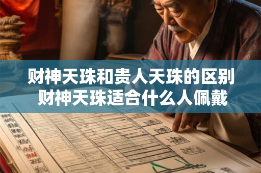 财神天珠和贵人天珠的区别 财神天珠适合什么人佩戴