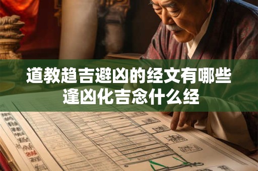 道教趋吉避凶的经文有哪些 逢凶化吉念什么经
