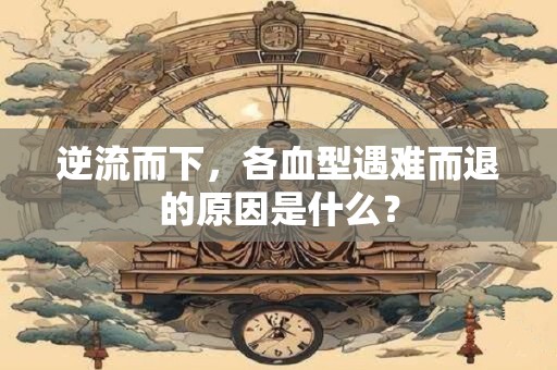 逆流而下，各血型遇难而退的原因是什么？