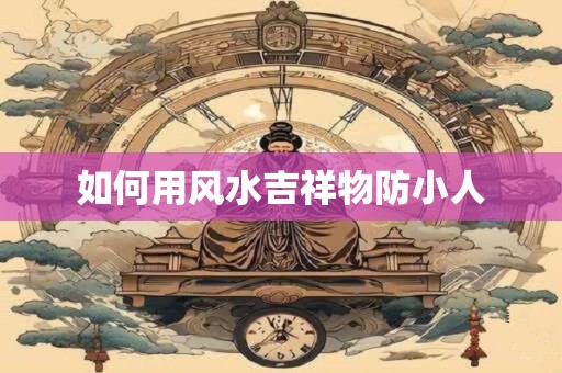 如何用风水吉祥物防小人