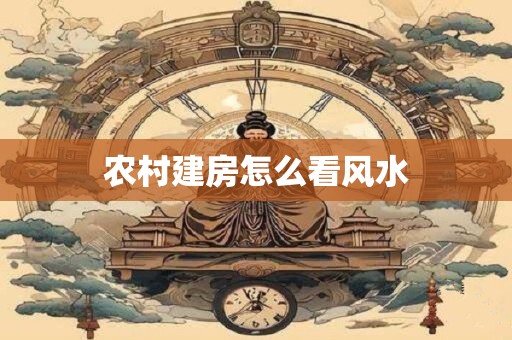 农村建房怎么看风水