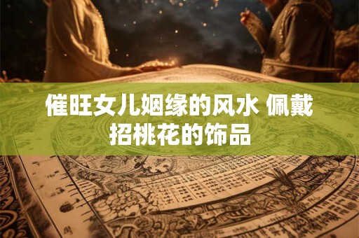 催旺女儿姻缘的风水 佩戴招桃花的饰品