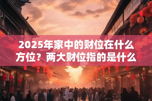 2025年家中的财位在什么方位？两大财位指的是什么？