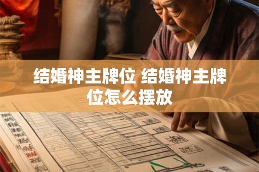 结婚神主牌位 结婚神主牌位怎么摆放