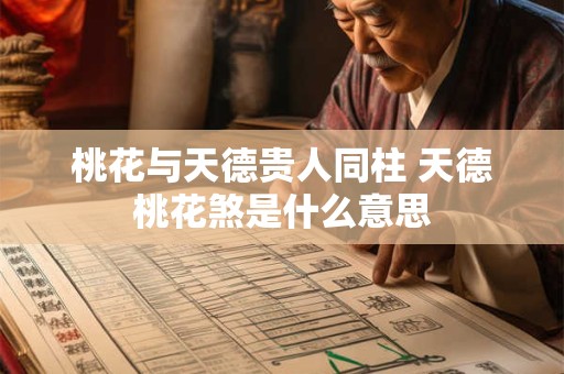 桃花与天德贵人同柱 天德桃花煞是什么意思