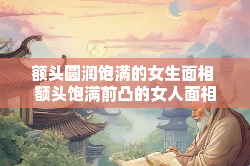 额头圆润饱满的女生面相 额头饱满前凸的女人面相