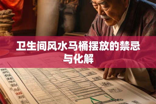 卫生间风水马桶摆放的禁忌与化解