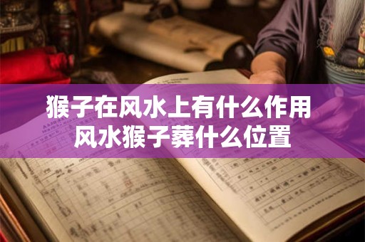 猴子在风水上有什么作用 风水猴子葬什么位置