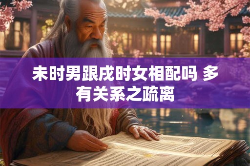 未时男跟戌时女相配吗 多有关系之疏离
