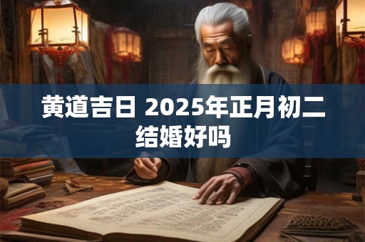 黄道吉日 2025年正月初二结婚好吗