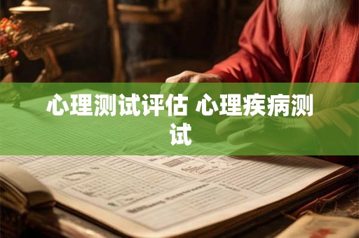 心理测试评估 心理疾病测试