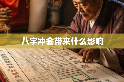 八字冲会带来什么影响