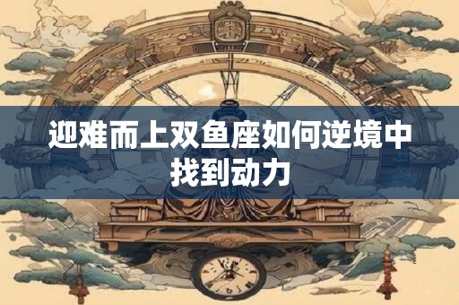 迎难而上双鱼座如何逆境中找到动力