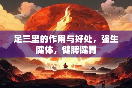 足三里的作用与好处，强生健体，健脾健胃