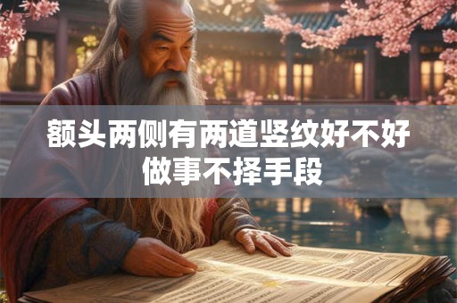 额头两侧有两道竖纹好不好 做事不择手段