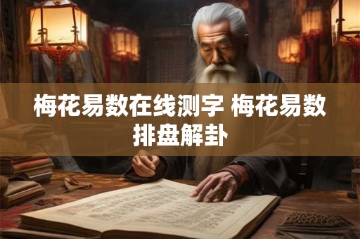 梅花易数在线测字 梅花易数排盘解卦