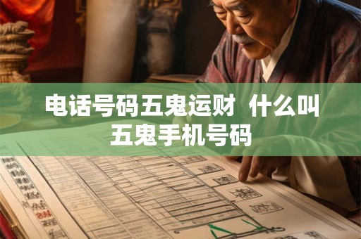 电话号码五鬼运财  什么叫五鬼手机号码
