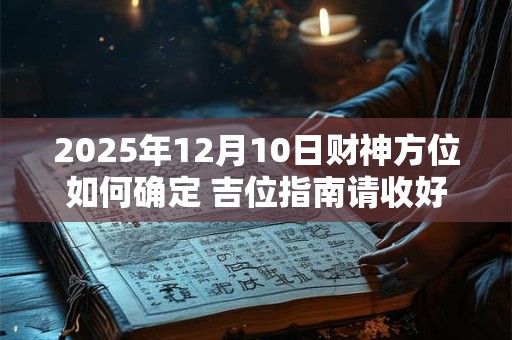 2025年12月10日财神方位如何确定 吉位指南请收好