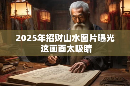 2025年招财山水图片曝光 这画面太吸睛 2025年招财山水图片曝光 这画面太吸睛