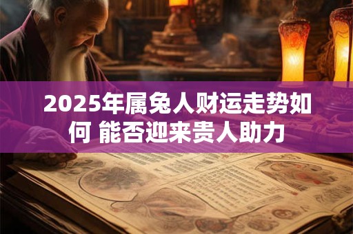 2025年属兔人财运走势如何 能否迎来贵人助力