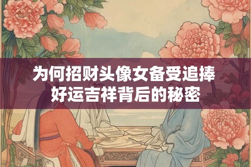 为何招财头像女备受追捧 好运吉祥背后的秘密