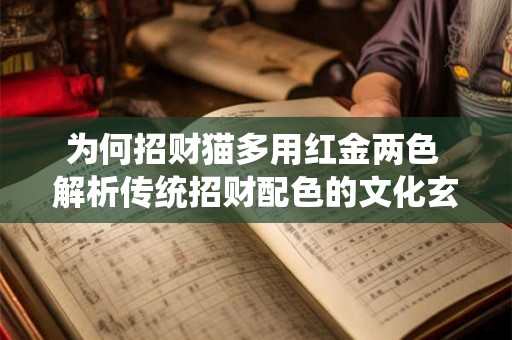 为何招财猫多用红金两色 解析传统招财配色的文化玄机