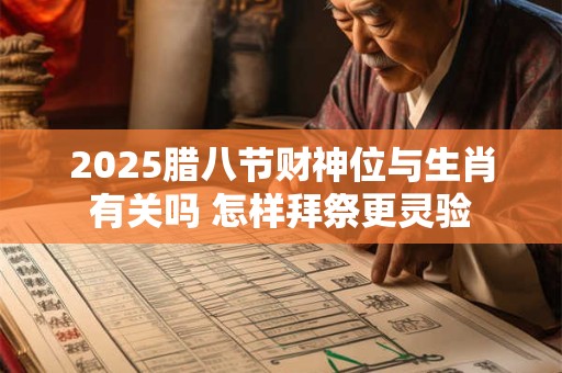 2025腊八节财神位与生肖有关吗 怎样拜祭更灵验