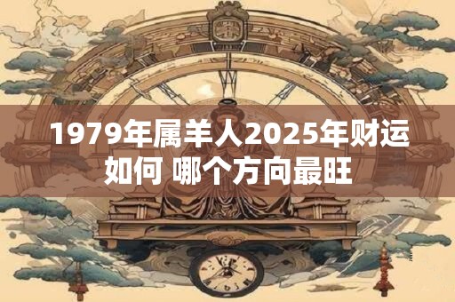 1979年属羊人2025年财运如何 哪个方向最旺