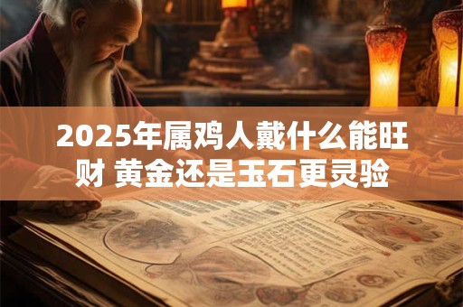 2025年属鸡人戴什么能旺财 黄金还是玉石更灵验
