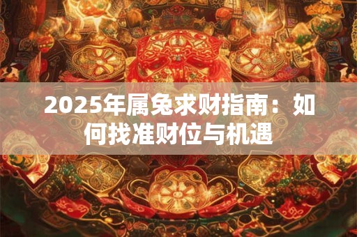 2025年属兔求财指南：如何找准财位与机遇