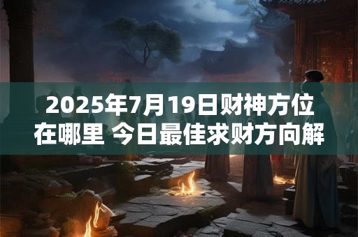 2025年7月19日财神方位在哪里 今日最佳求财方向解析