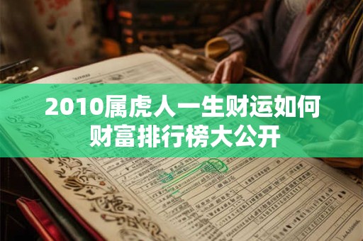 2010属虎人一生财运如何 财富排行榜大公开