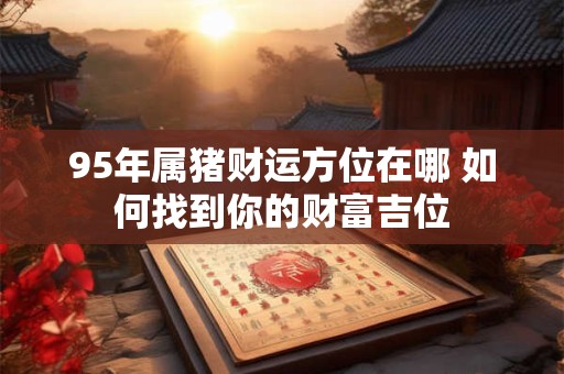 95年属猪财运方位在哪 如何找到你的财富吉位