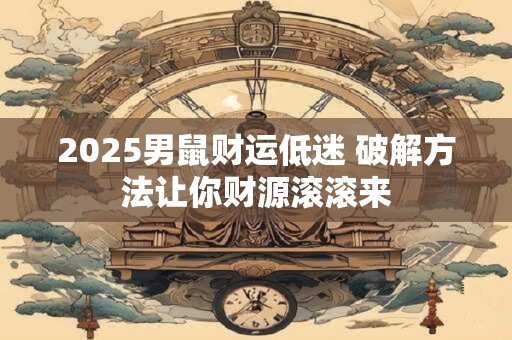 2025男鼠财运低迷 破解方法让你财源滚滚来